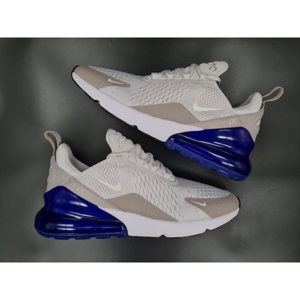 Nike Air Max 270 Vast Grey Racer Blue. SIZE 10 - AH8050-031